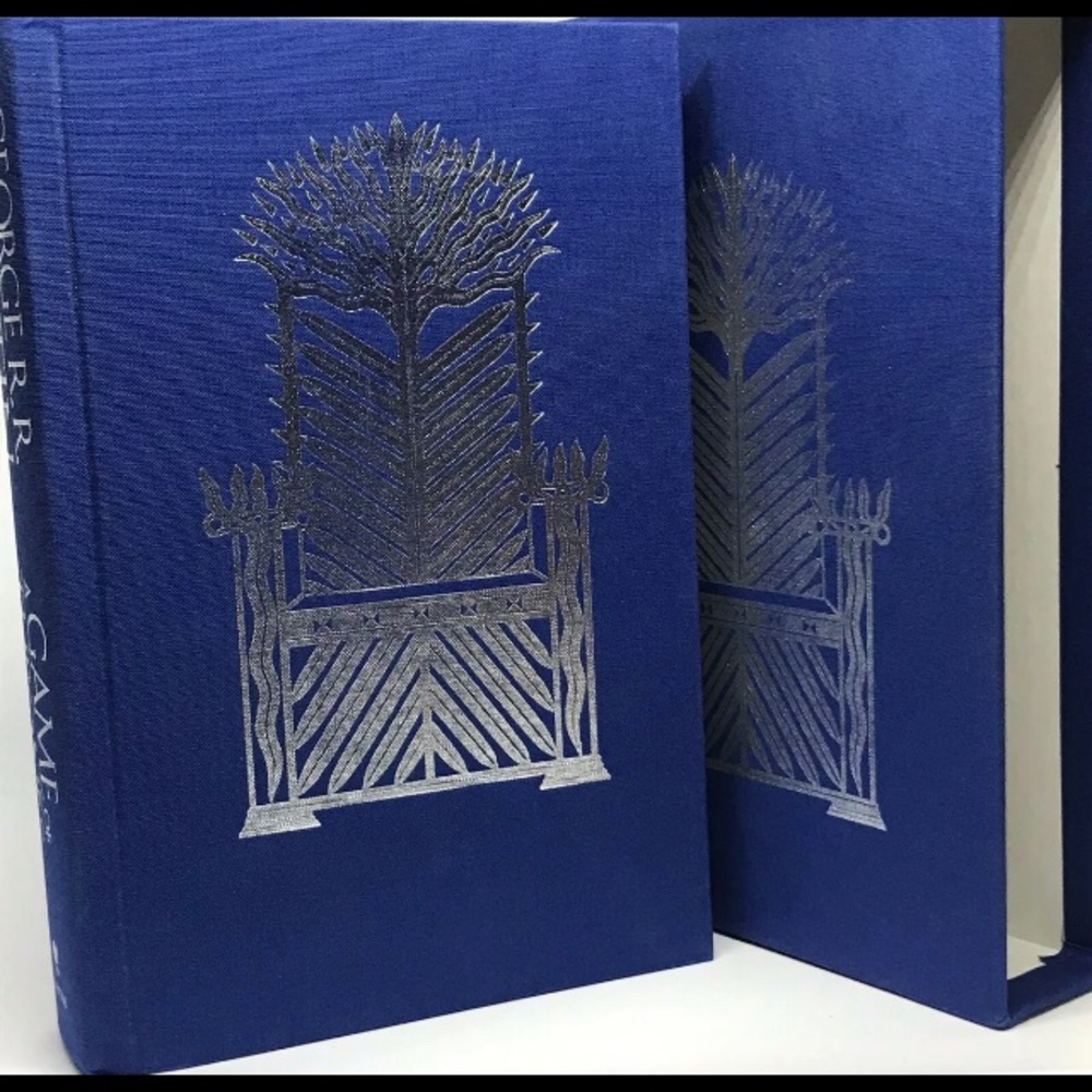 Game of Thrones Silver Embossed Hardbound Book